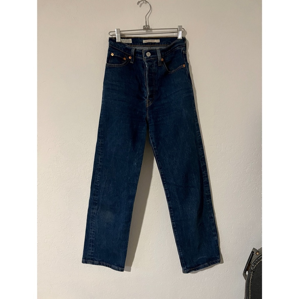 Levi’s ribcage high waisted jeans